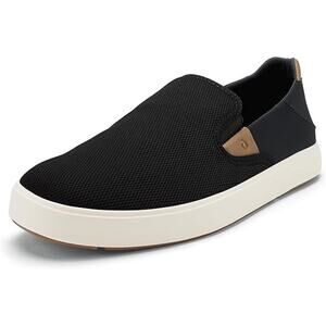 OluKai Lae'ahi Nui Men's Slip-On Sneakers Size 13 Black Casual